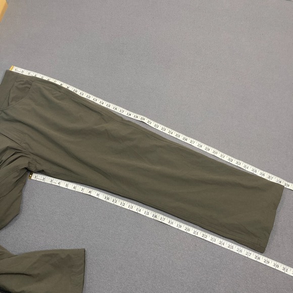 Mountain Hardwear Pants Mens 31x30 Olive Fleece Lined Softshell Hiking Outdoor - Picture 10 of 11